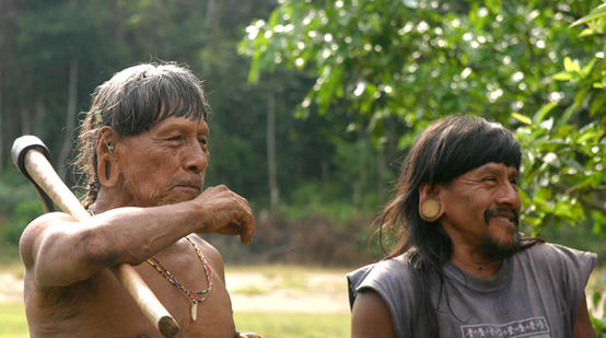 Guerreros waoranis del Ecuador