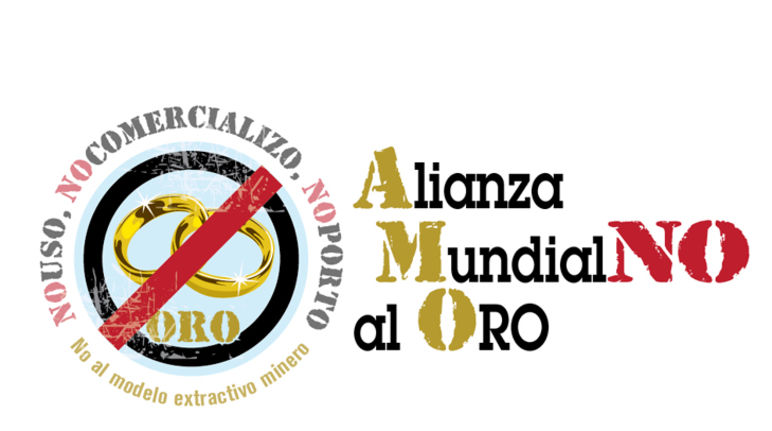 Logo de la Alianza Mundial NO al Oro