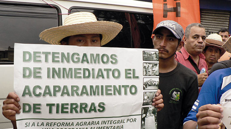 Conflictos de tierras continuos en el Bajo Aguán, Honduras Campesinos reivindican acceso a la tierra