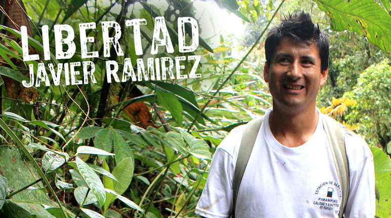 Javier Ramírez en Intag, Cotacachi, Imbabura, Ecuador