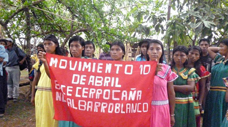 La población rechaza el proyecto hidroeléctrico Barro Blanco Protesta Ngäbe Buglé en Panama