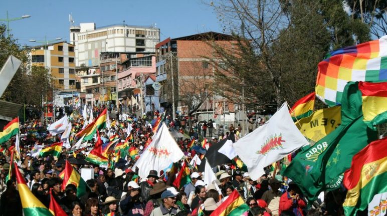 La IX Marcha llega a La Paz
