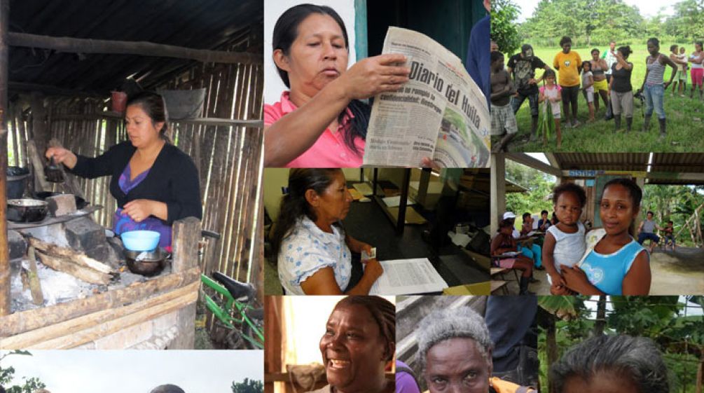 Mujeres del Chocó colombiano